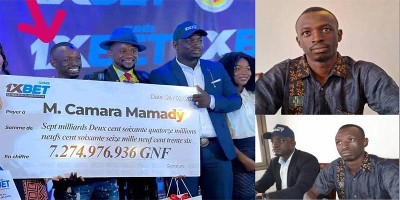 1xbet: Avec un paris combiné de 50 équipes, il a misé 5000f sur une côte de 1.454.995 et a gagné 7 milliards.