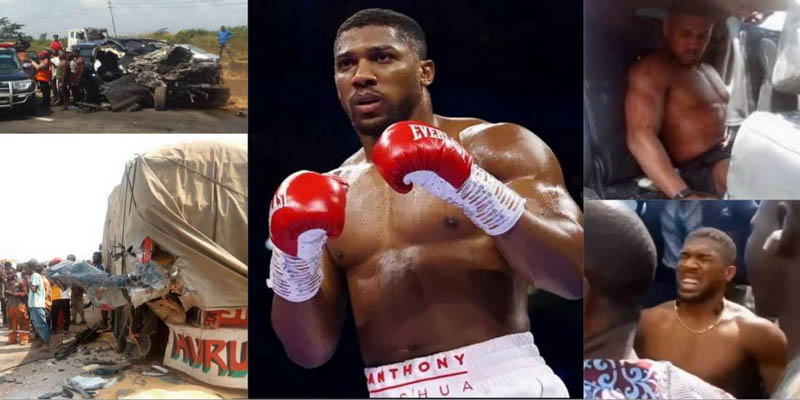 Vidéo: Nigeria, le célèbre boxeur Anthony Joshua impliqué dans un accident mortel, il s’en sort avec des blessures légères