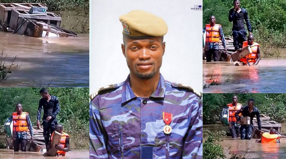 Burkina Faso : un gendarme honoré par les sapeurs-pompiers pour un acte de bravoure exceptionnel